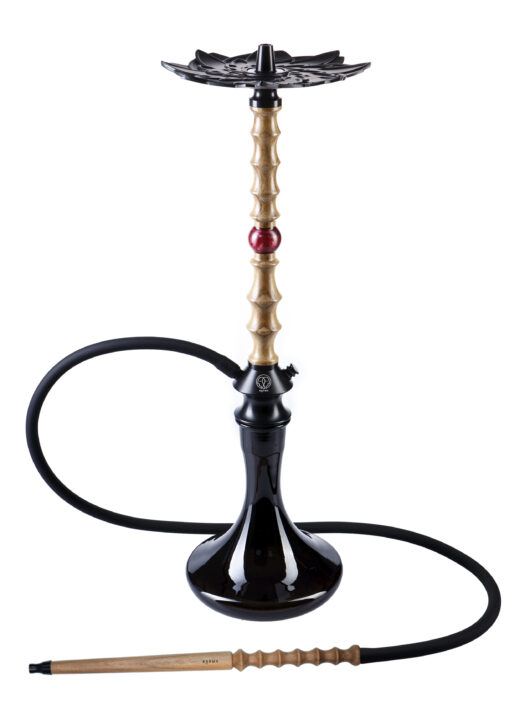 KARMA HOOKAH SET MODEL 1.1 WALNUT RED