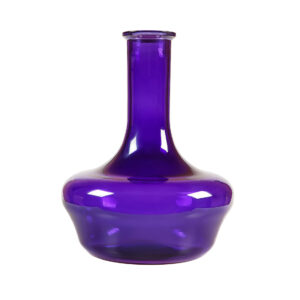 Pear shape violet glass