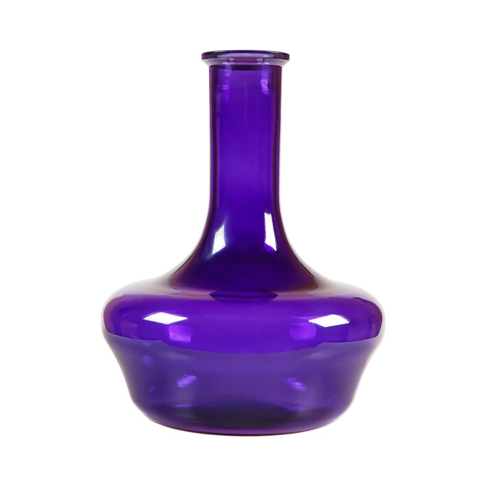 Pear shape violet glass