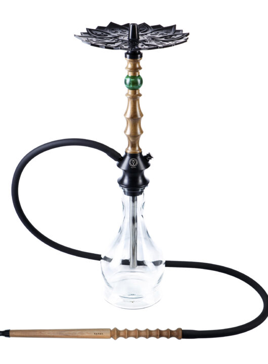 KARMA HOOKAH SET MODEL 1.2 WALNUT GREEN