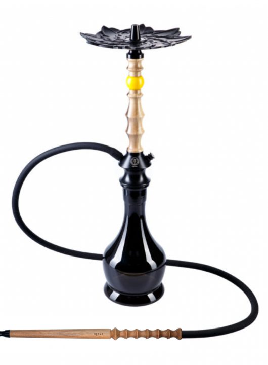 KARMA HOOKAH SET MODEL 1.2 WALNUT YELLOW