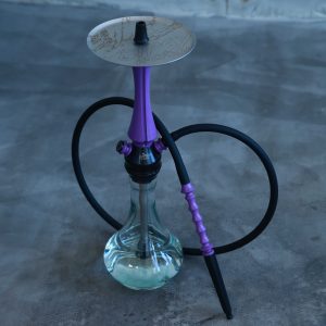 HOOKAH SET GIPSY VIOLET WITH GLASS