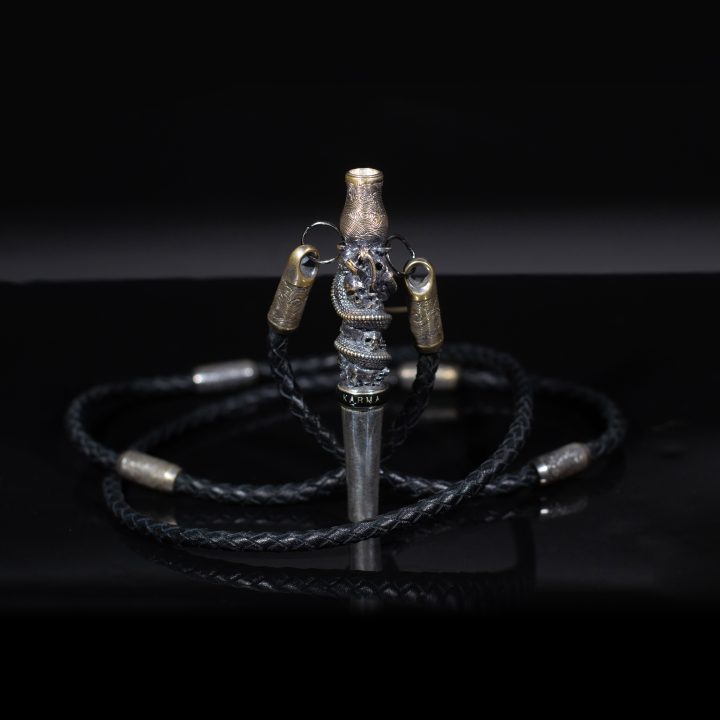 SET: Personal Mouthpiece KARMA Pandora FIKU RIU DRAGON + CORD