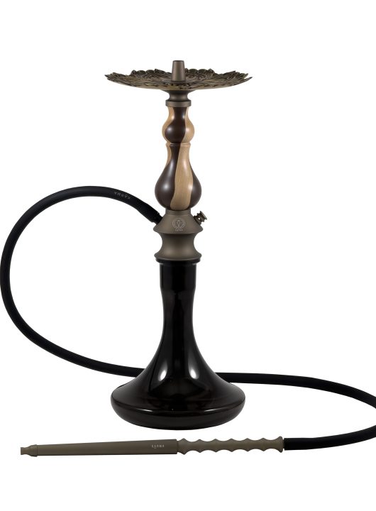 KARMA HOOKAH SET BRONZE MODEL 0.1 WALNUT BROWN