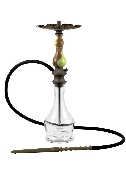 KARMA HOOKAH SET BRONZE MODEL 0.1 WALNUT PHISTACHIO