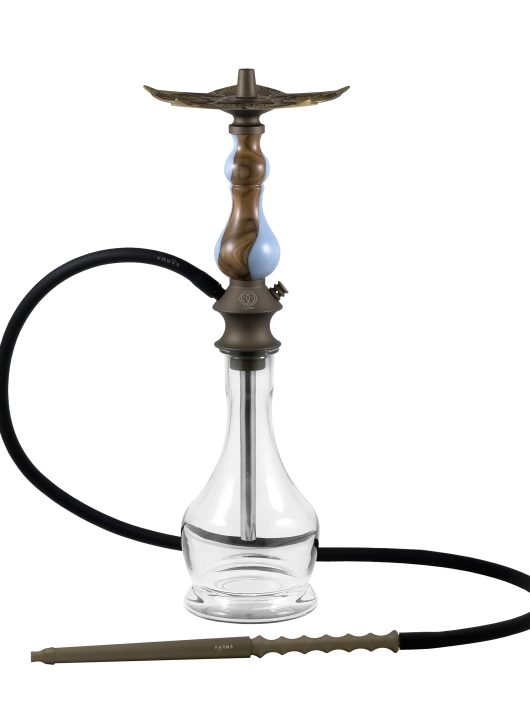 Изображение KARMA HOOKAH SET BRONZE MODEL 0.1 WALNUT BLUE №1