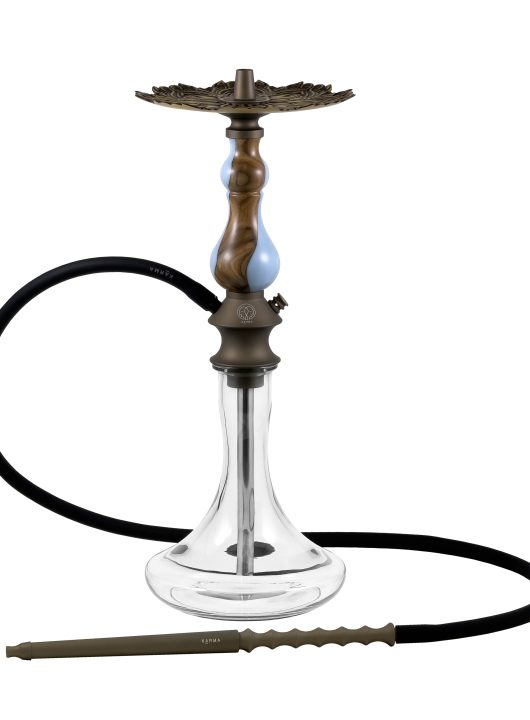 Изображение KARMA HOOKAH SET BRONZE MODEL 0.1 WALNUT BLUE №1