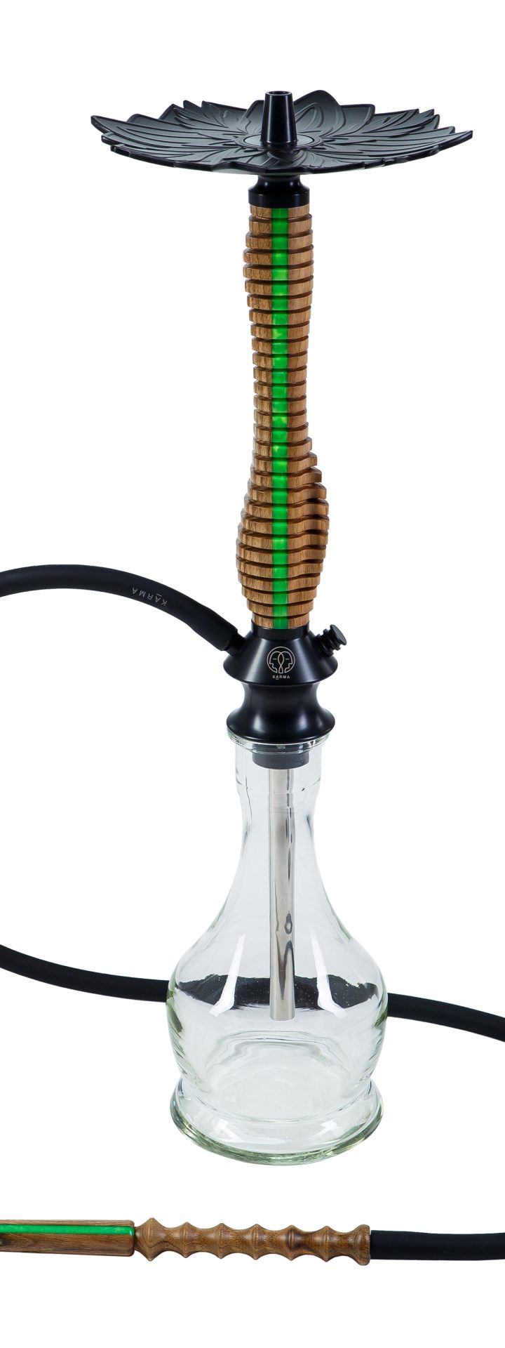 Изображение KARMA HOOKAH SET MODEL 3.0 LINE GREEN №1 Изображение KARMA HOOKAH SET MODEL 3.0 LINE GREEN №1