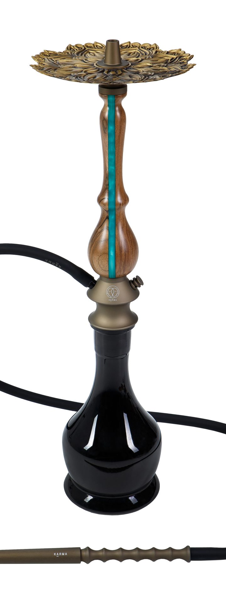 Изображение KARMA HOOKAH SET MODEL 3.1 LINE BRONZE TURQUOISE №1 Изображение KARMA HOOKAH SET MODEL 3.1 LINE BRONZE TURQUOISE №1